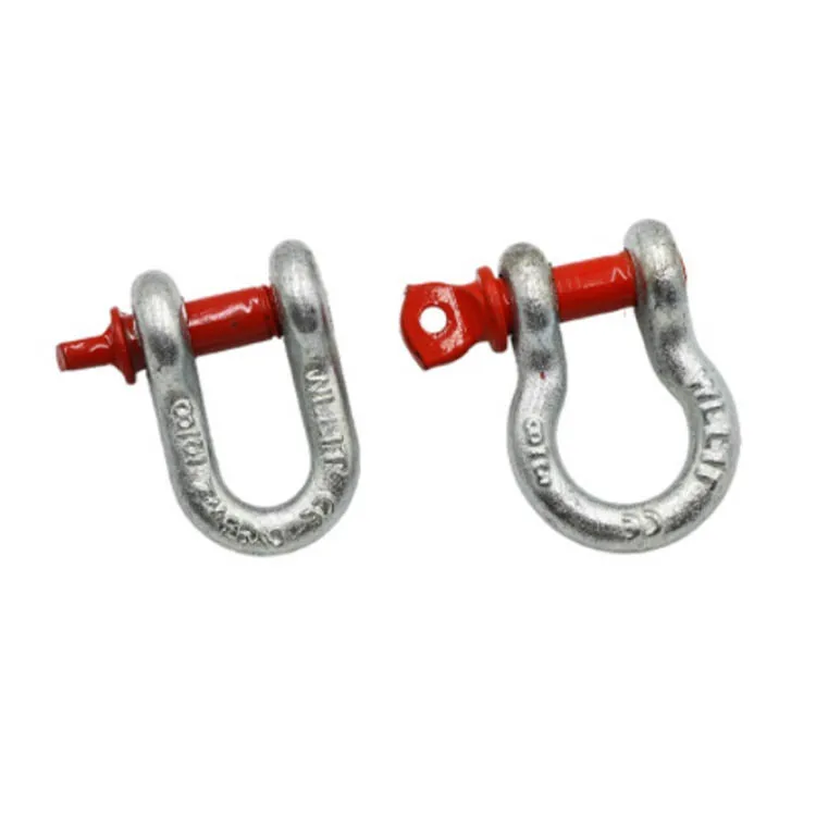 Heavy Duty U.S. Type Galvanized Steel Forged Screw Pin Anchor Bow Lifting Marine Rigging Shackle