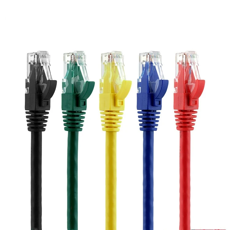 wholesale Cat5 Cat5e cat6 Lan cable RJ45 connector UTP bule black yellow white Lan Network Ethernet Cable Networking cables