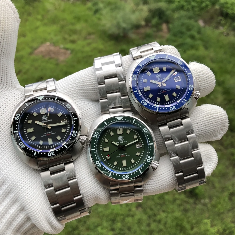  Готов к отправке бренд STEELDIVE SD1970 доступные высококачественные японские часы для дайвинга 6105