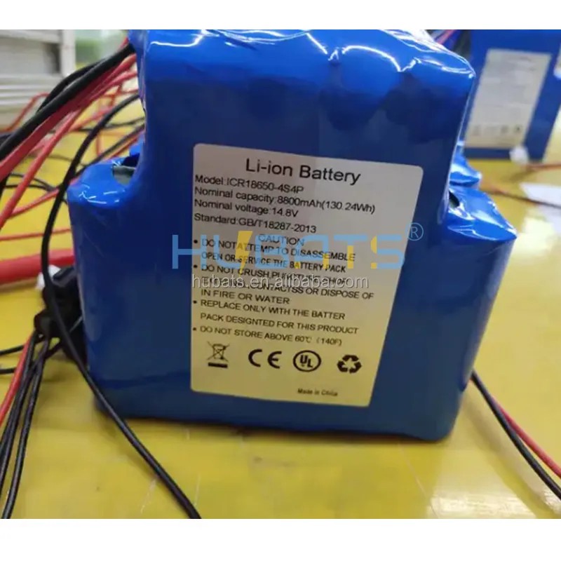 2024 ICR18650 4S4P 14 8 В 8800 мАч литий-ионный аккумулятор для Chauvet Freedom Par Шестигранная литий-ионная батарея сценического освещения