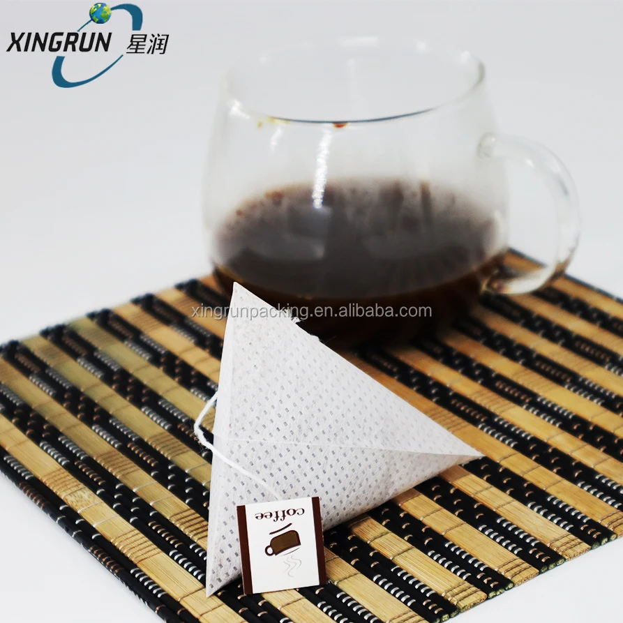 Food Grade PLA Material Soilon Spunbond Knit Type Empty Tea Bag
