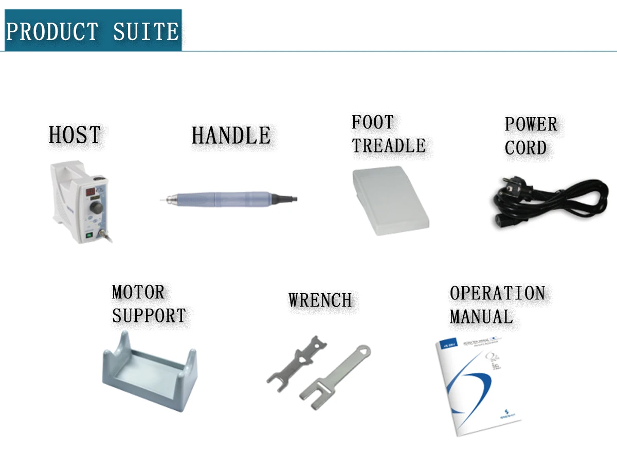Oz-6 Oz plus Electric precision multi-purpose grinding polishing machine Carbon free brush handle for mold workpiece processing