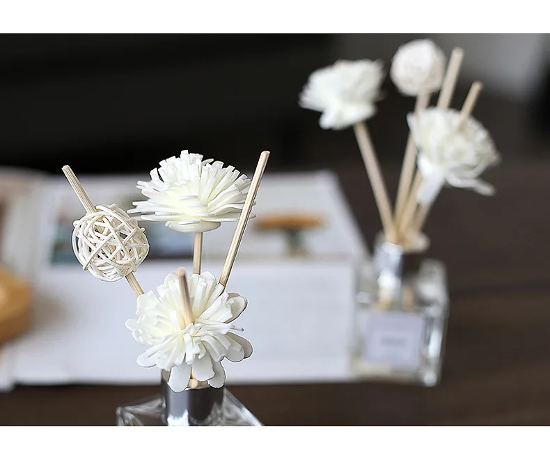 Smokeless aromatherapy office home bedroom dried flower set toilet aromatherapy supplement liquid aromatherapy wax