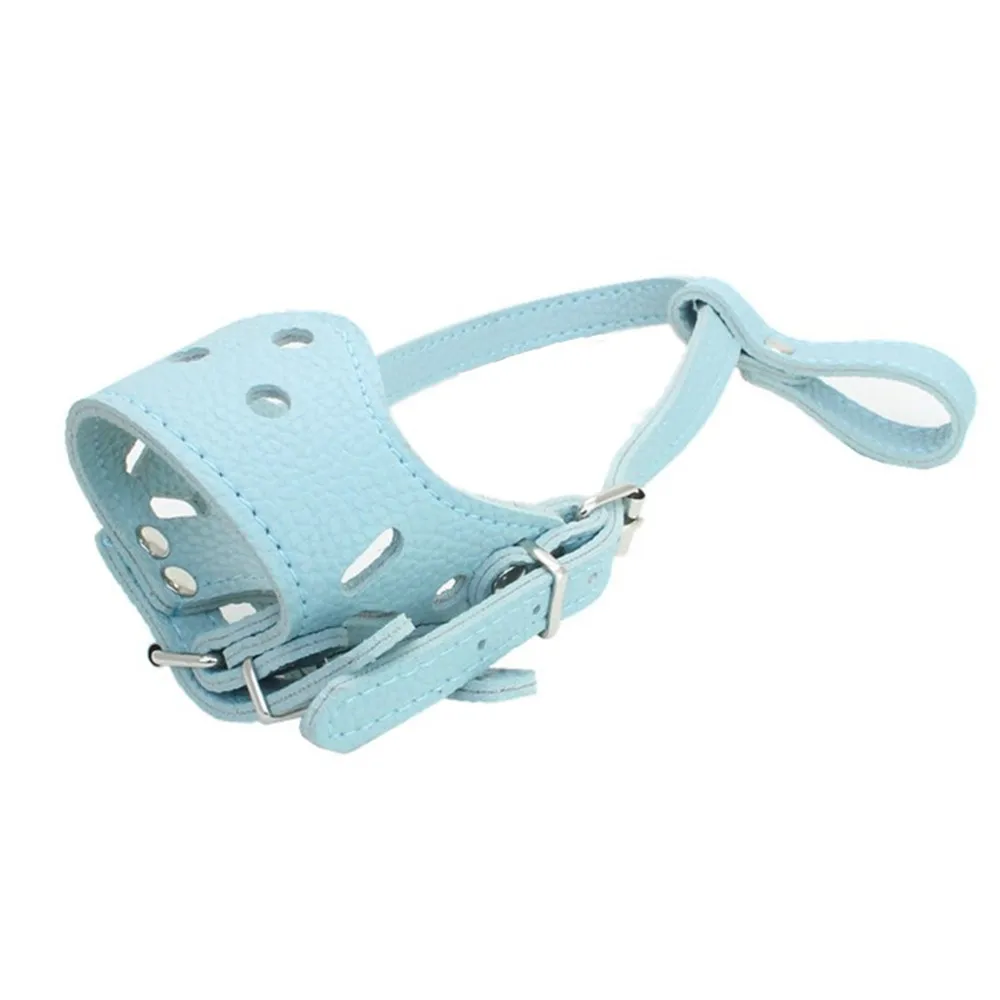 Breathable PU pet dog mouth cover Anti-bite and anti-call dog muzzle