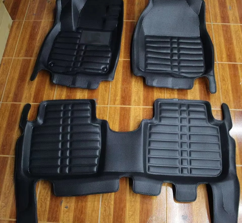 Muchkey Custom Logo Diamond Burr Special All Weather 3D EVA Carpet Car Mat For Toyota Corolla Camry Prado Highlander RAV4 Lexus