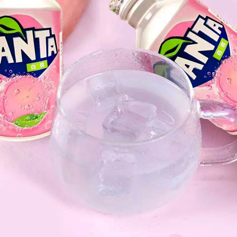 Japan Carbonated Drinks 300ml Grape White Peach Flavor Carbonated Soft Drink Soda Water Aerated Sparkling Water