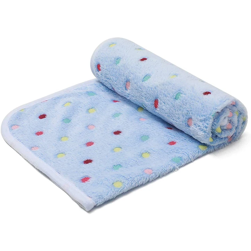 Super Soft 100% Polyester Waterproof Plush Pet Blanket Sherpa Fleece Printed Dog Blanket