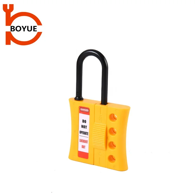 Boyue Hot Sales Insulated Nylon Safety Plastic Emergency Lockout Hasp