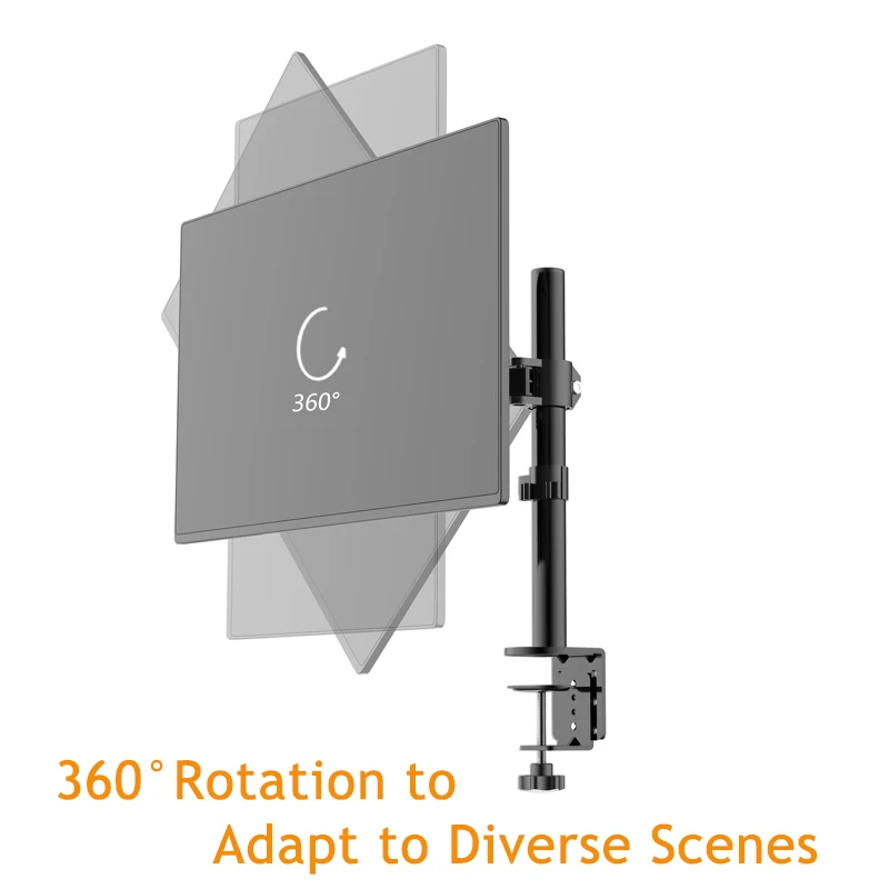 Универсальная эргономичная однорычажная Регулируемая макс. Vesa 100*100 мм Настольная компьютерная подставка для монитора 10-27 дюймов