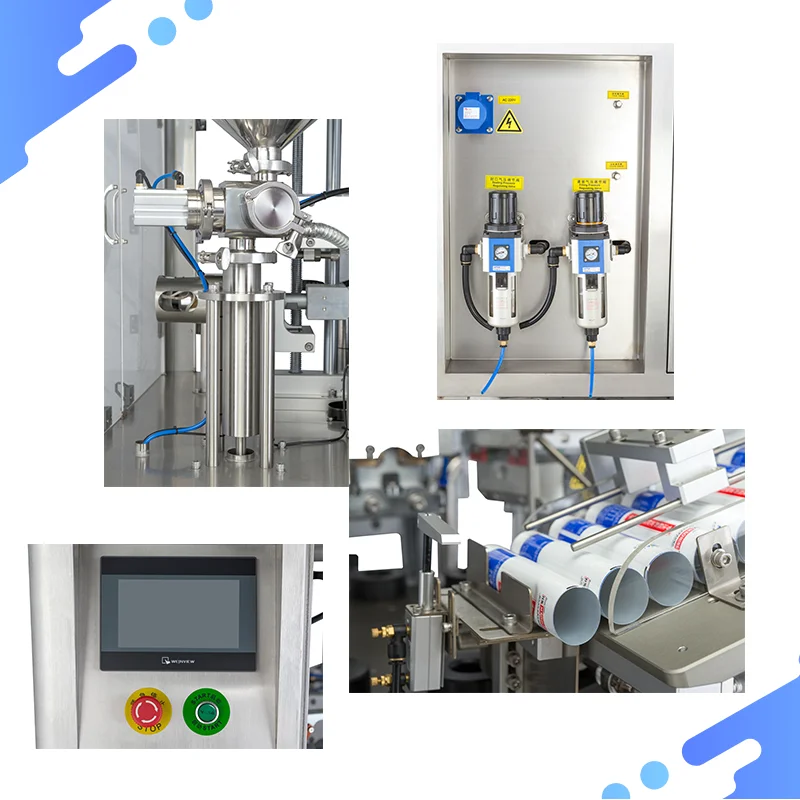 equipment from china for the small business automatic filling and sealing machine high accuracy liquid toothpaste filling
