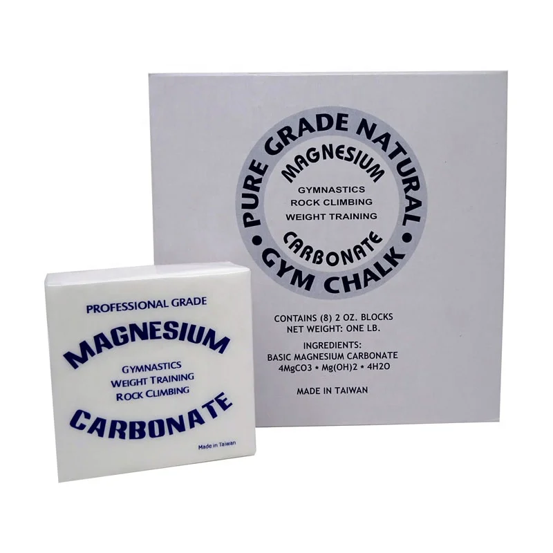 soft 50g Magnesium carbonate wholesale gym chalk for asmr sport chalk for climbing and weightlfting rock chalks
