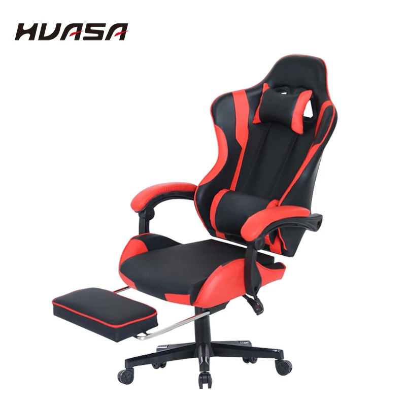Colorful PU Leather Ergonomic Racing Office Chair Computer Red Gaming Chair