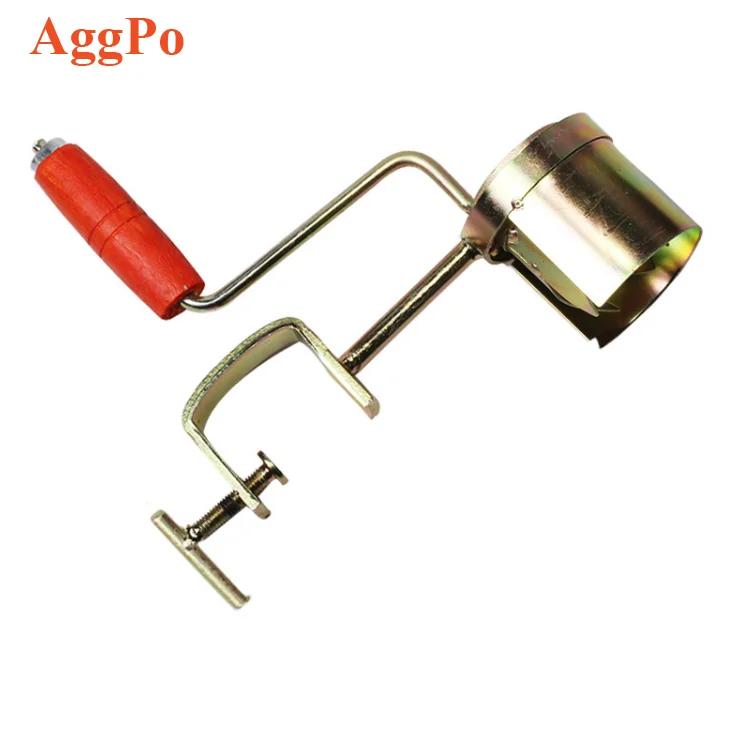 Rotating Corn Thresher Maize Sheller Hand Cranking Easy Stripping Steel Peeler Cob