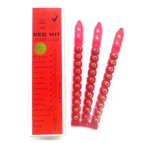 Shooting Fasteners Smooth ISO Galvanized Concrete Nail DX2/PT-450 Fastening Tool Concrete and Steel,wood to Concrete RED HIT