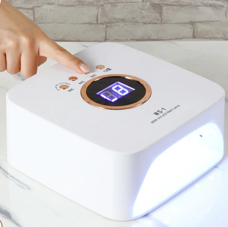 cordless WS-1 New Trending Automatic Sensor Wireless 88W rechargeable Fast Curing Gel Polish Manicure Nails Lamp Dryer Machine