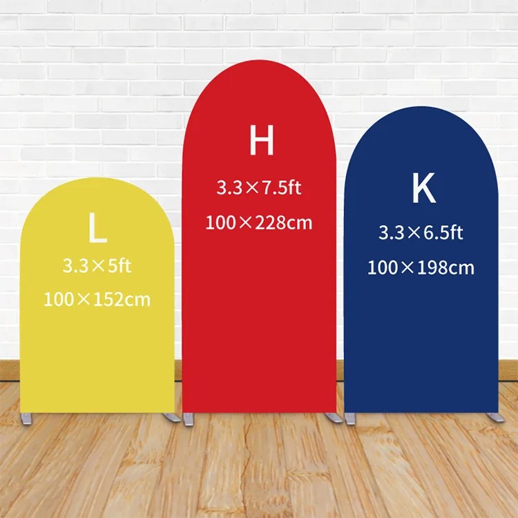 ESI Arched backdrop stand backdrop kit for wedding pipe and drape Custom size custom shape