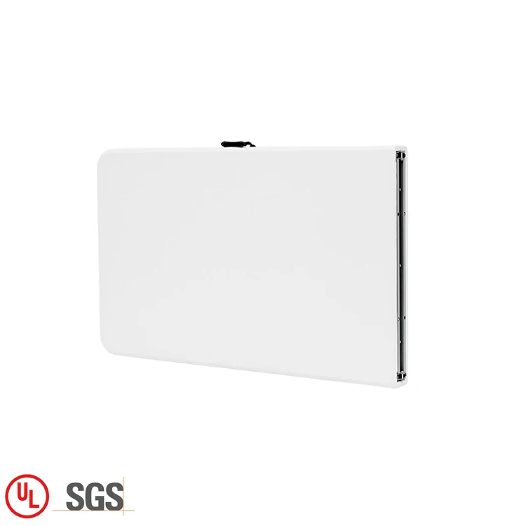 Wholesale modern 8ft plastic folding table outdoor wedding garden hdpe white foldable table for events party