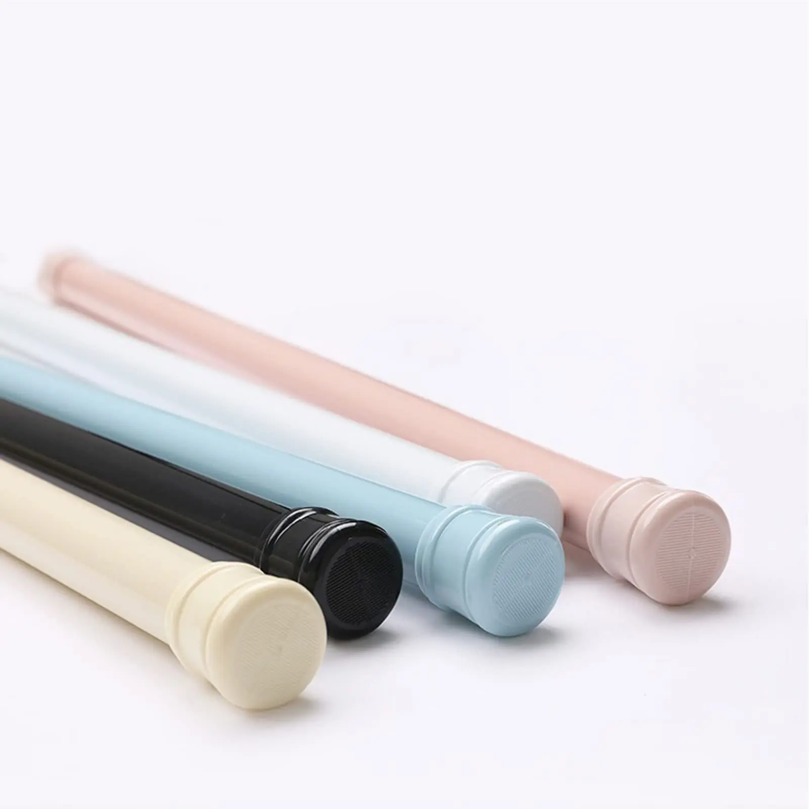 Wholesale Extendable Multicolor Shower Curtain Rod Holder Tension Adjustable Divider Rod