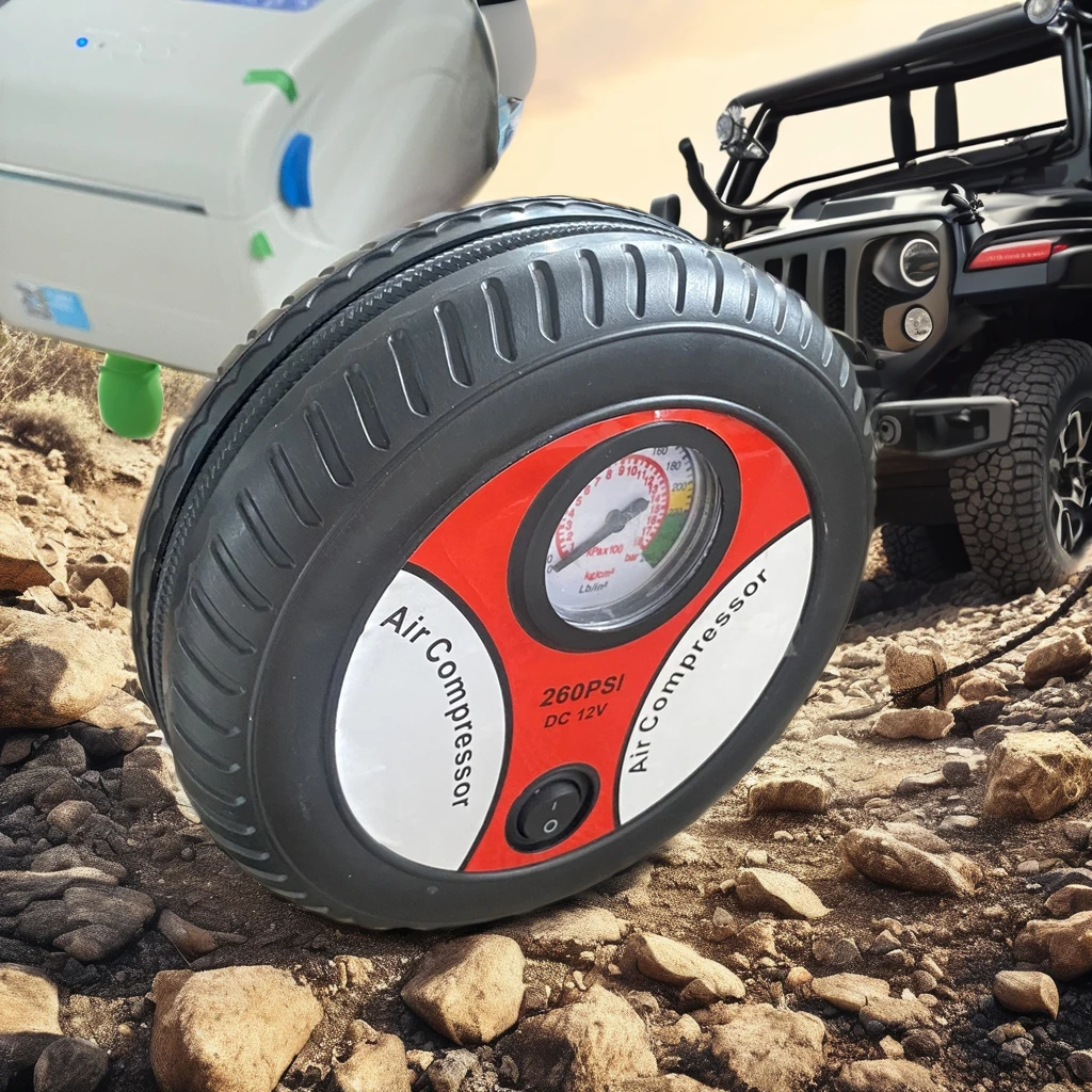 2024 New Arrival Portable Electric Inflation Pump Air Compressor Beautiful Practical with Max Pressure 251-350Psi for Emerncies