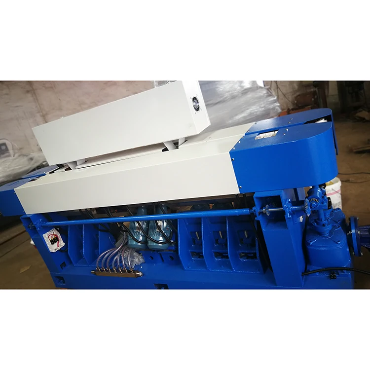 High Precision Vertical 9 Motors Glass Straight Line Edging And Polishing Machine For Glass Factories