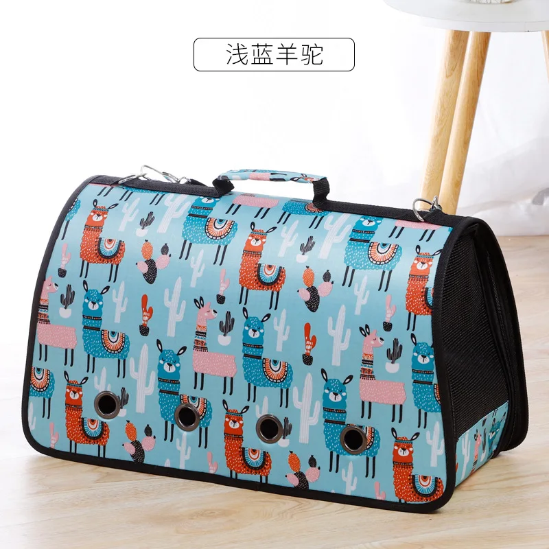 Portable Outdoor Pet Dog Backpack Fashionable Transparent Carrier Bag Travel Suitcase for Summer for Cat and Dog