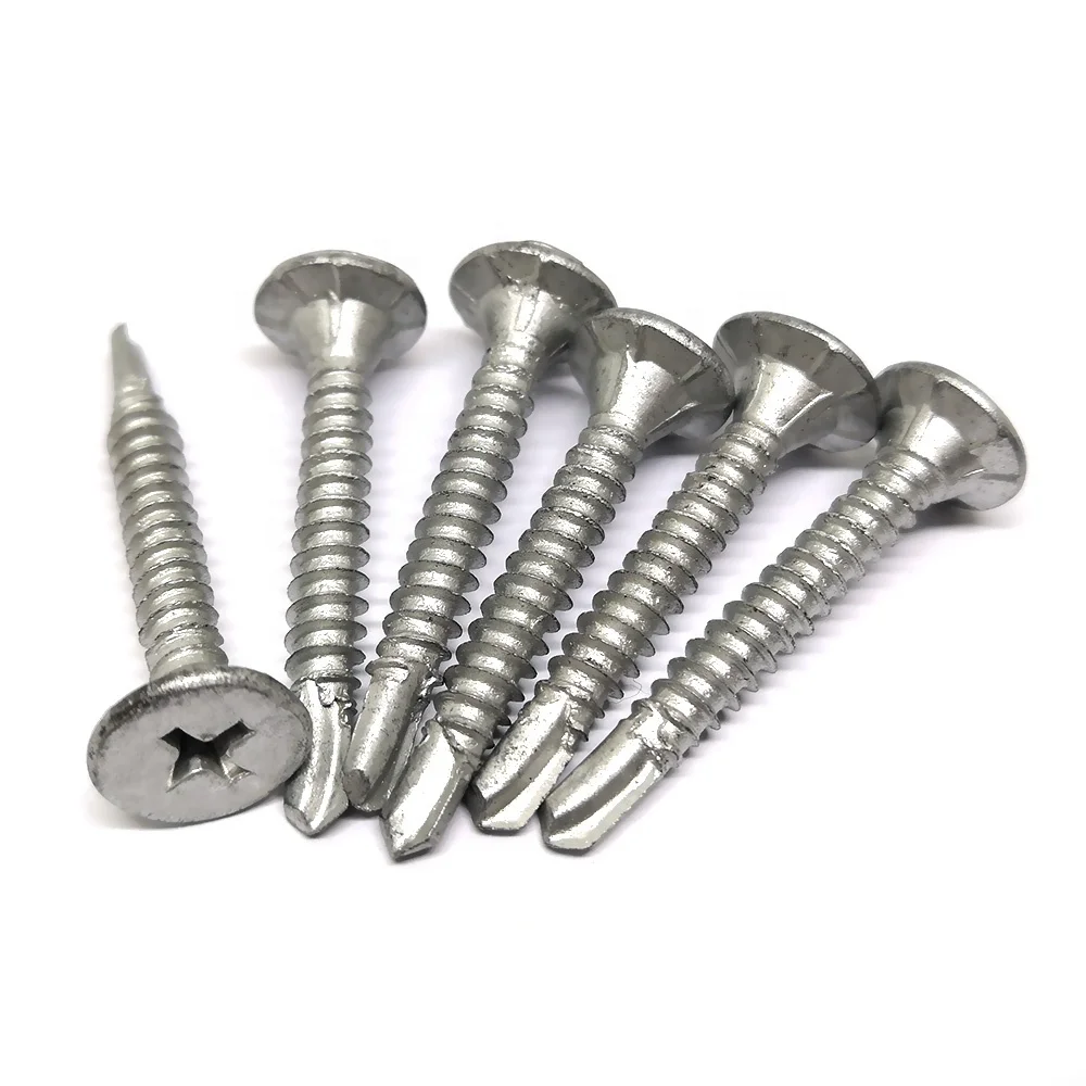 Ruspert Dacromet Finished Flat Head Self Drilling Screw for
