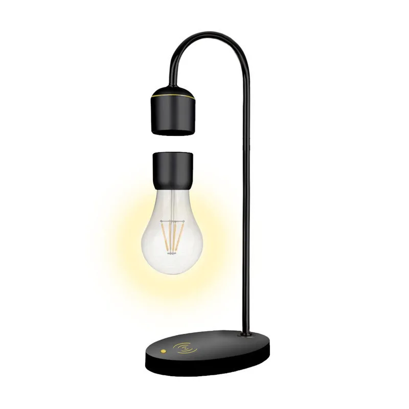 Creative Design Floating Table Lamp Modern Room Decorative Magnetic Levitating Light Bulb