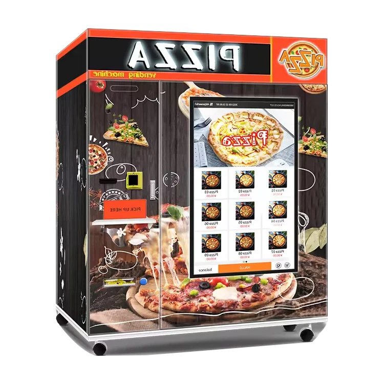 Hot food pizza vending machine made in China