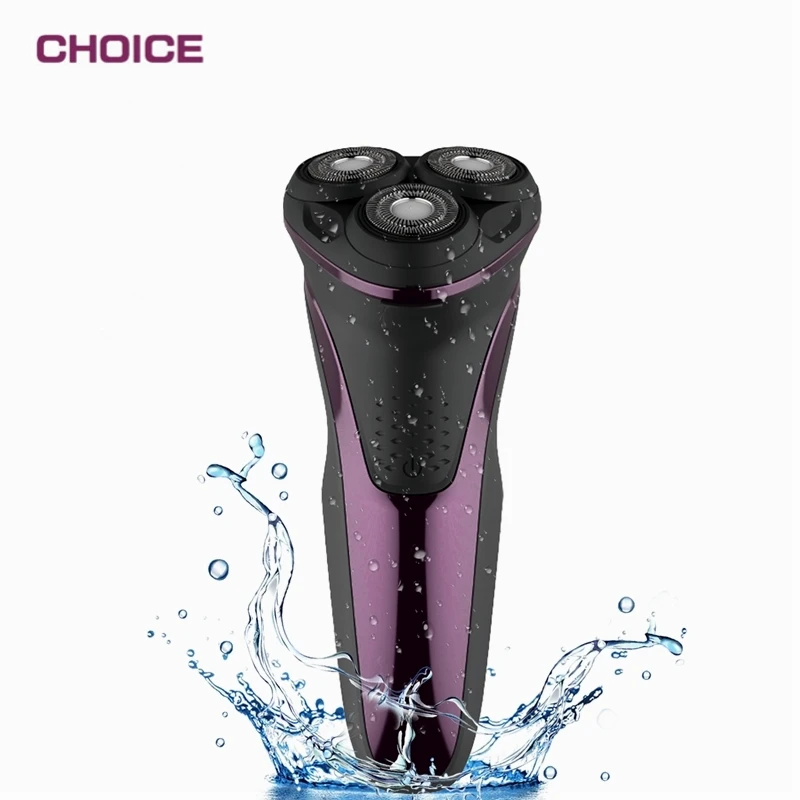 Low Price Stainless Steel USB Triple Rechargeable Electric Shaver Trimmer Waterproof Mens Shaving Razor