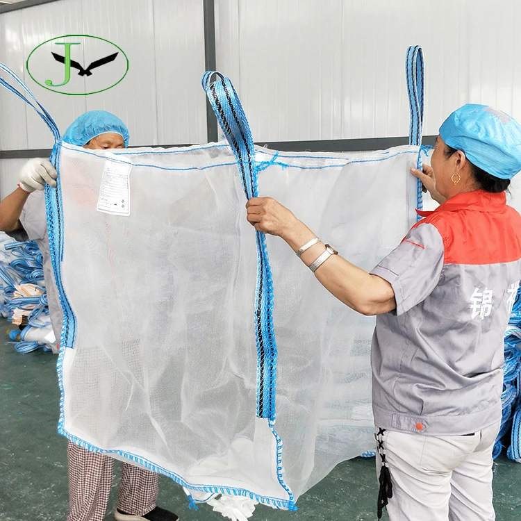 Gravel 1000Kg Big Factory Lifting Ton Bag Virgin Fibc Customized Big Waterproof Bag