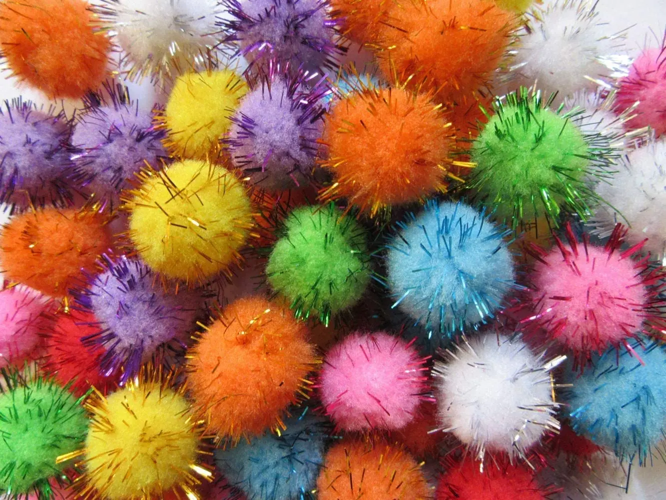 cat toys  Pom Poms balls for DIY  toys Creative Crafts Decorations  Knitting Accessories for Shoes Scarves Bags Keychains