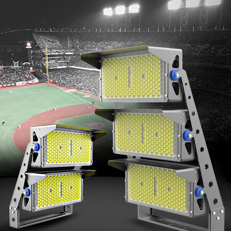 Super Bright Led Flood Lights Outdoor 500W 1000W 1500W Waterproof Ip65 High-Pole Lamp Sport Football Field Stadium Light