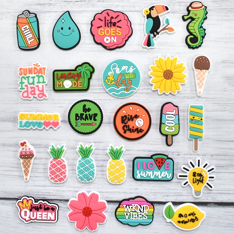 Special Offer Pvc Shoe Charms Colorful Summer Shoes Accessories Beach Style Shoe Decorations Sea Turtle Clog Charms Wholesale