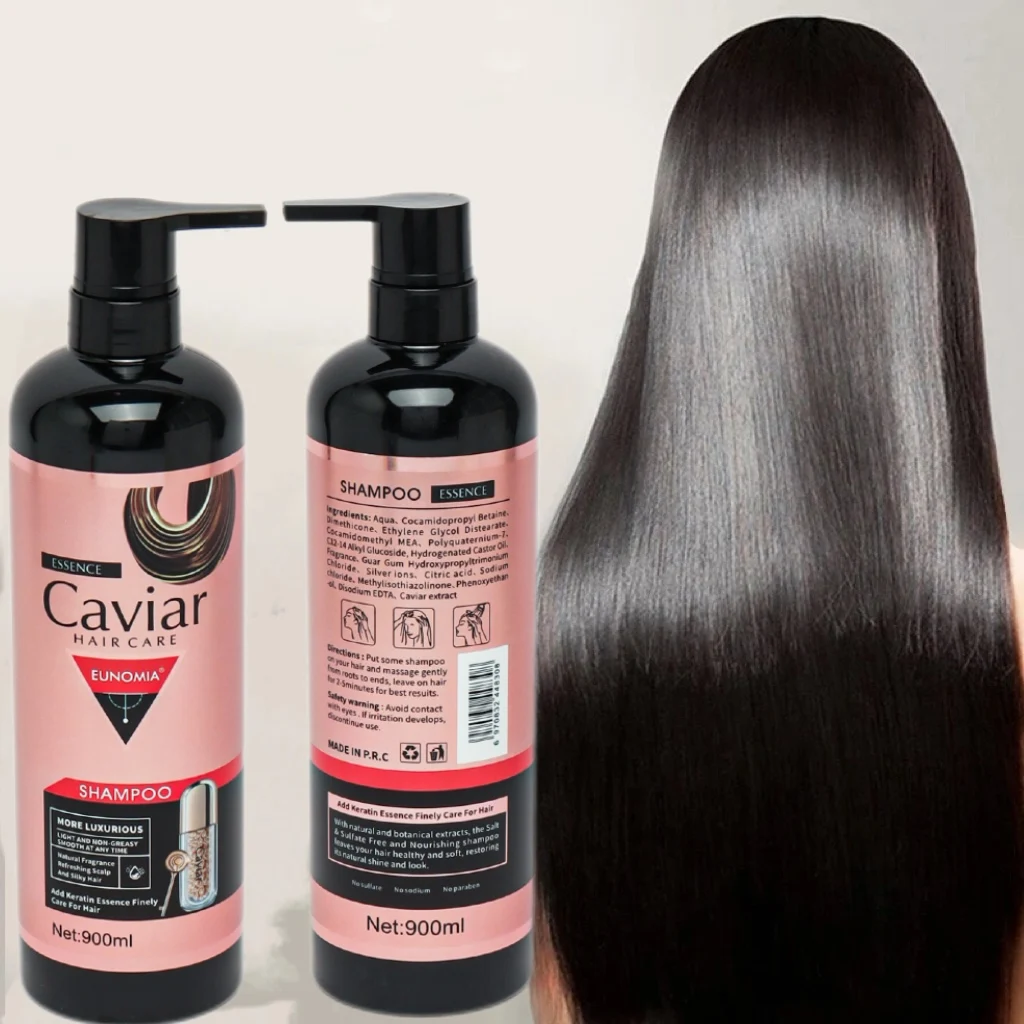 Salon Shampoo Base Bulk OEM Wholesale Caviar Shampoo and Conditioner For Hair Sulfate Free Dandruff