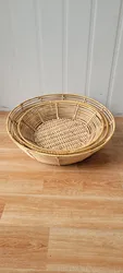Home Kitchen Multi Purpose Best Selling Supplier Top Price From Vietnam Exporter Set Of 3 Round Baskets With Different Sizes