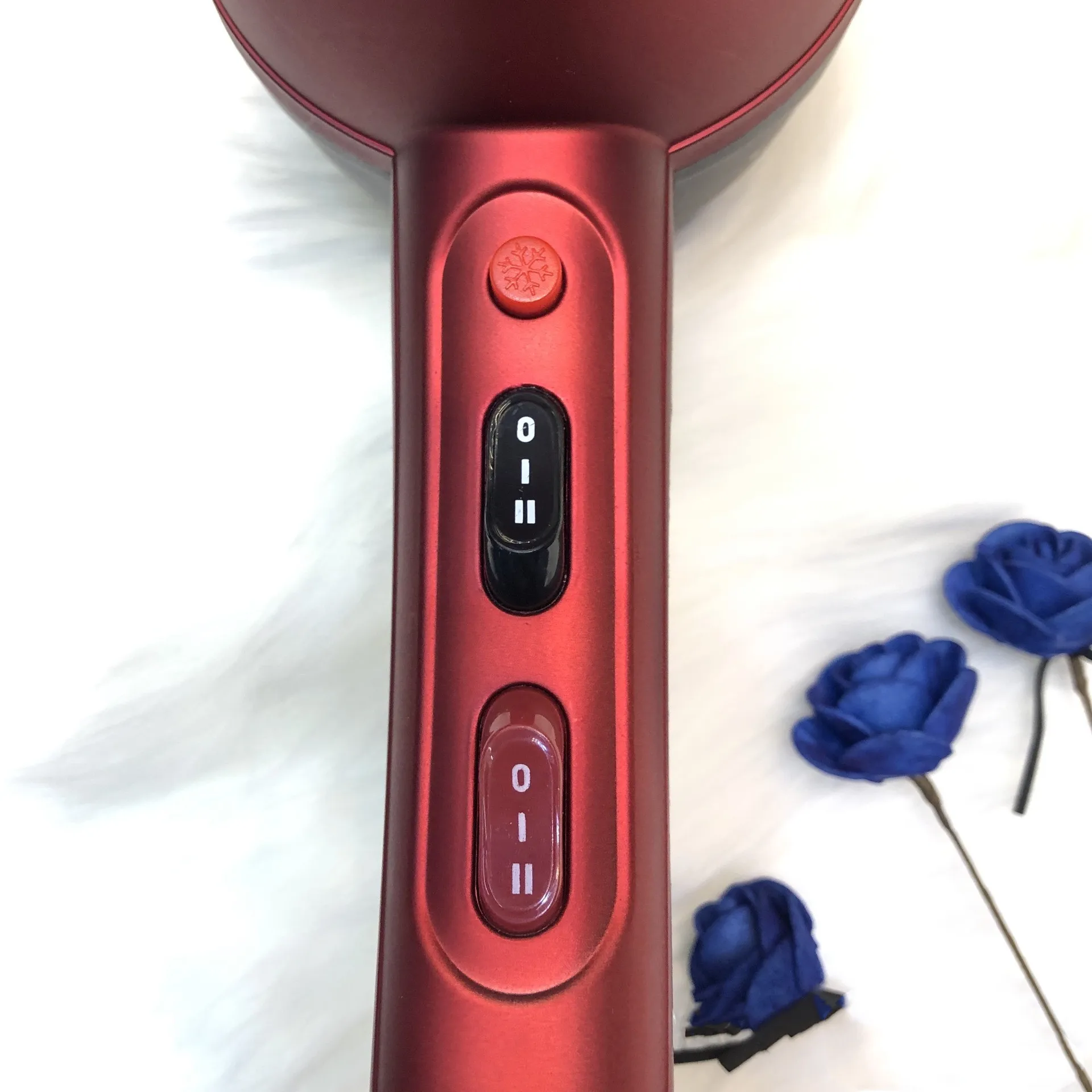 2000W Negative Ion Hair Dryer Professional Blue Light Anion Blow Dryer Salon Hair Styling Hairdryer 2 Speed 3 Heat Settings
