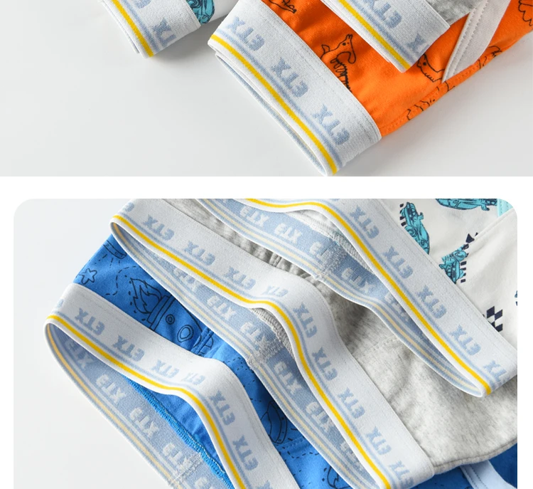 Мягкое детское нижнее белье хлопковые боксеры с мультяшным рисунком для мальчиков и детей шорты-боксеры девочек-подростков