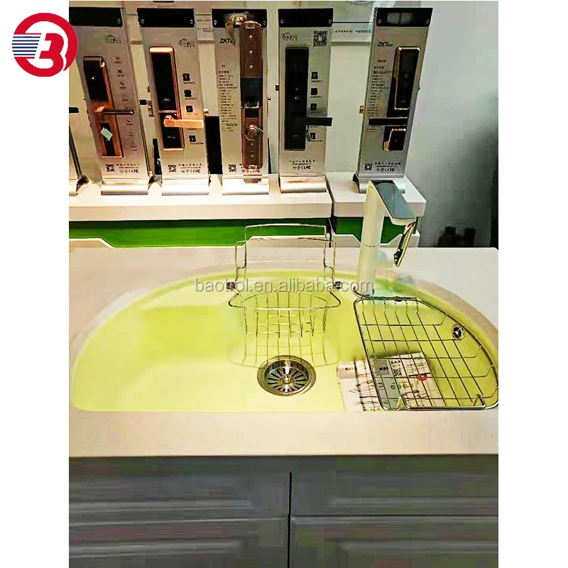 composite acrylic solid surface Countertop Rectangular Table Tops Kitchen Worktops