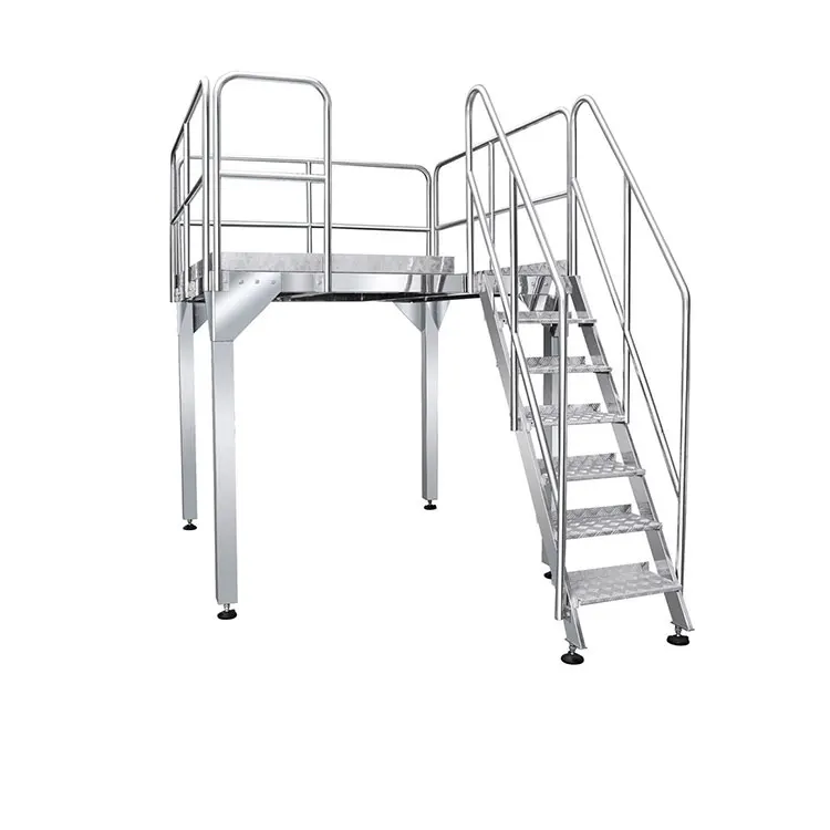 304ss working platform multihead weigher working platform with elevator