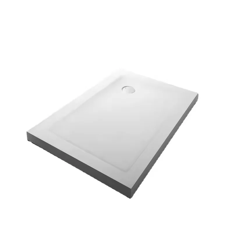 Polymable America High-Class Fiberglass Shower Tray with Drain Homemade Ice Tray Mould for Bathroom OEM Logo Customizable