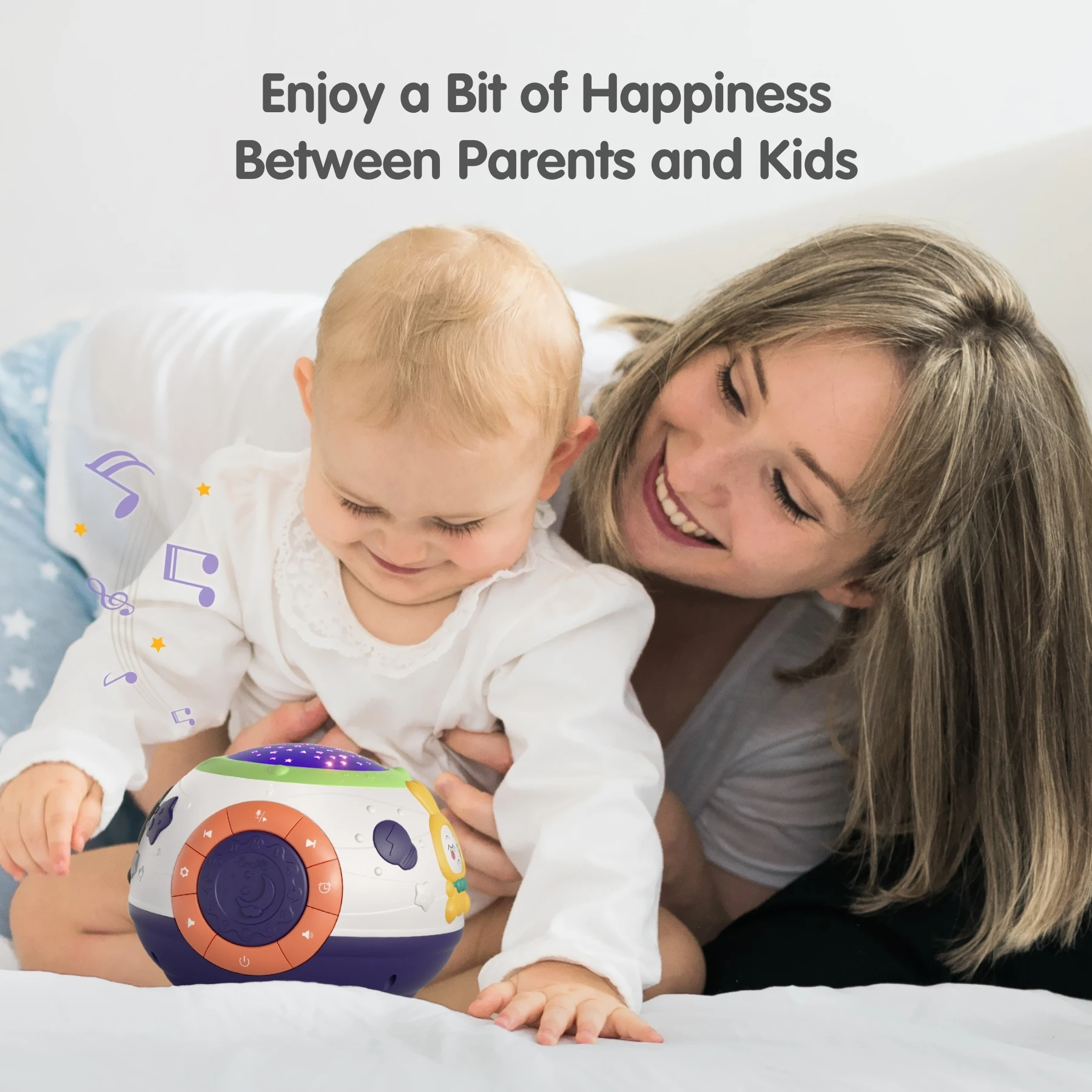 Tumama Kids Sleep Sounds Machine Toys Starry Sky Projection Baby Night Lights Nature Noise and Lullaby Musical Maker for Infant