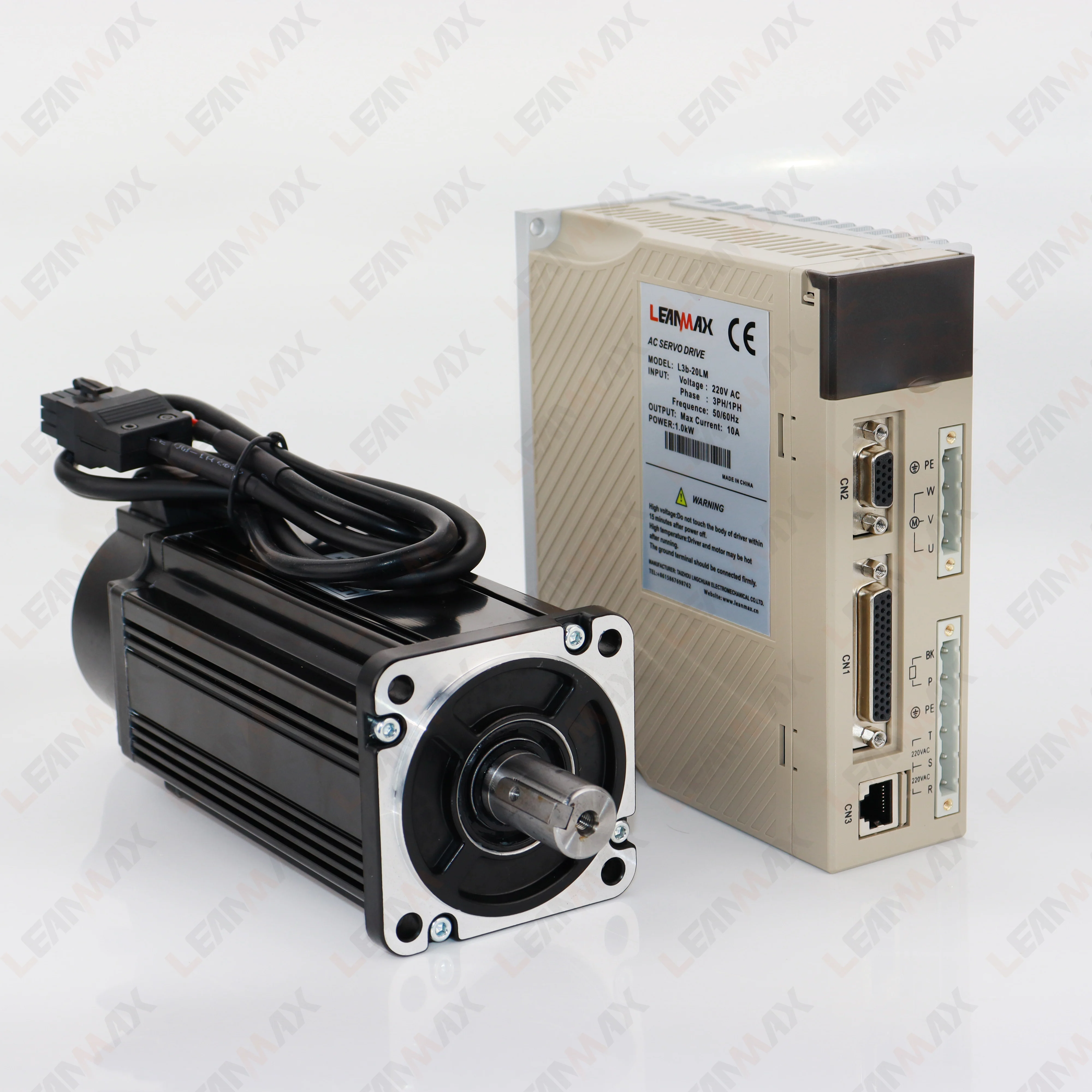 CNC 750W 2.4N.m 3000RPM AC Servo Motor and 20A Servo driver
