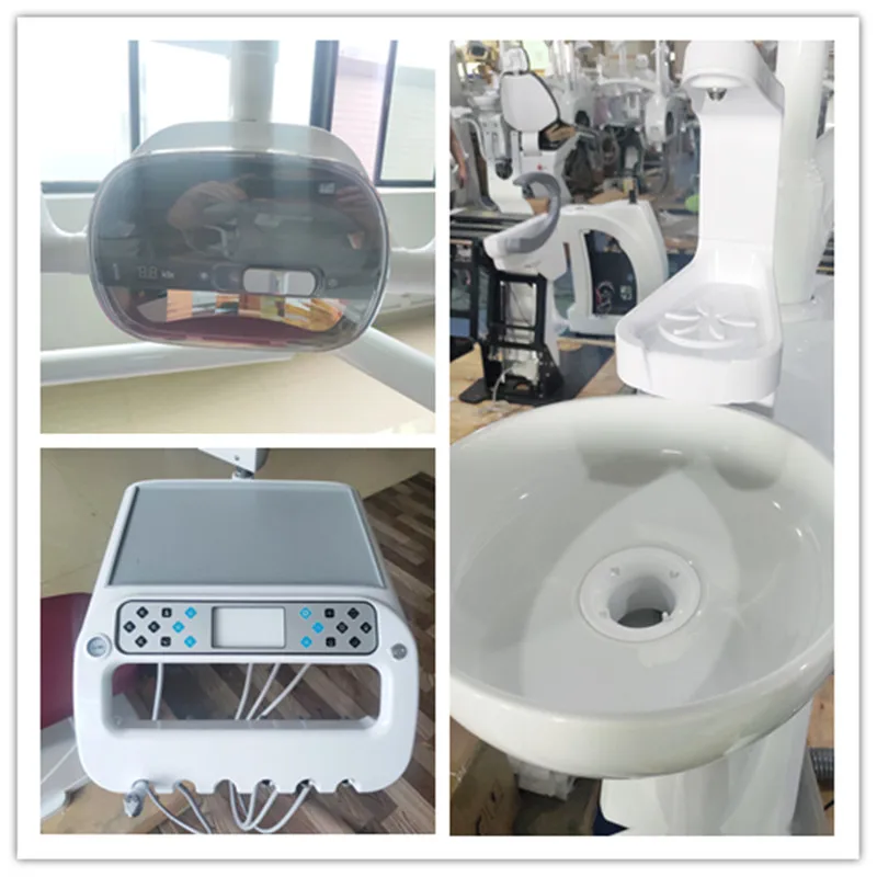 Dental Equipment Manufacturer Factory Dental Chair Price Sale Medical Dental Unit Set Machine Luxury Led Dental Chairs