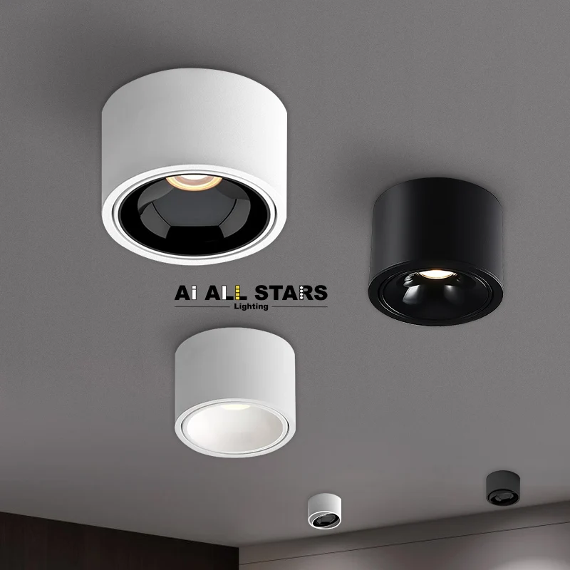 Factory Price Surface Downlight LED Home Office Down Light Anti-glare Spotlights Adjustable Led Surface Downlight Led Downlight