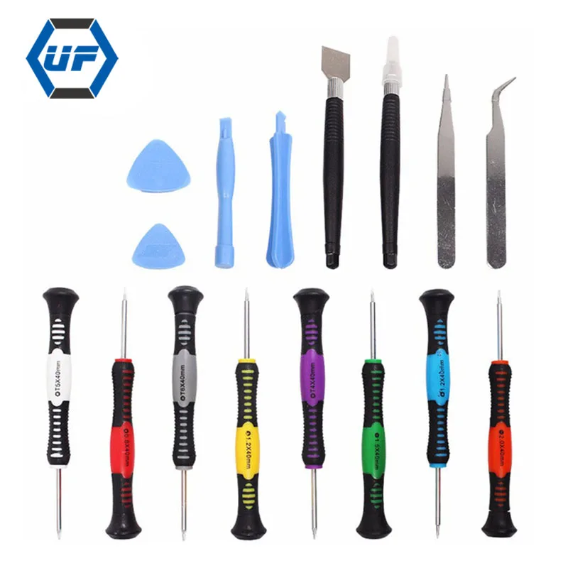 16 in 1 Mobile Phone Repair Tool Magnetic Screwdriver Set Tool Kit Torx T6 Screwdriver Set for Smartphone