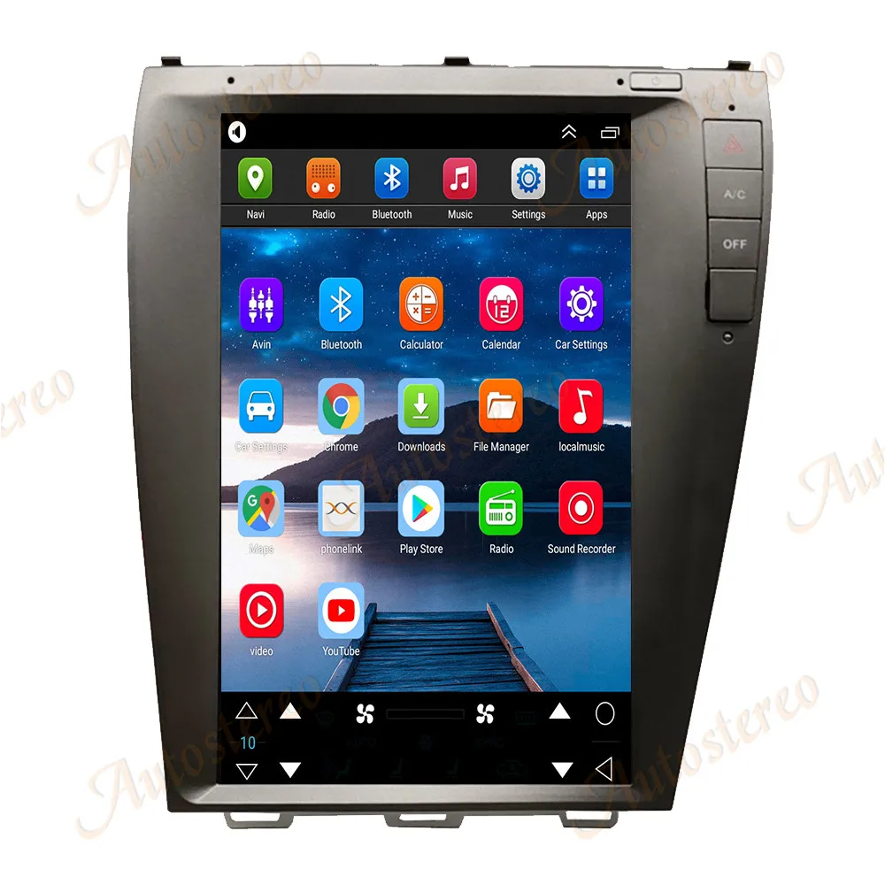 Autostereo 12.8 Inch Android Car Radio For Lexus ES 2006-2012 Car DVD Player GPS Navigation Carplay Unit
