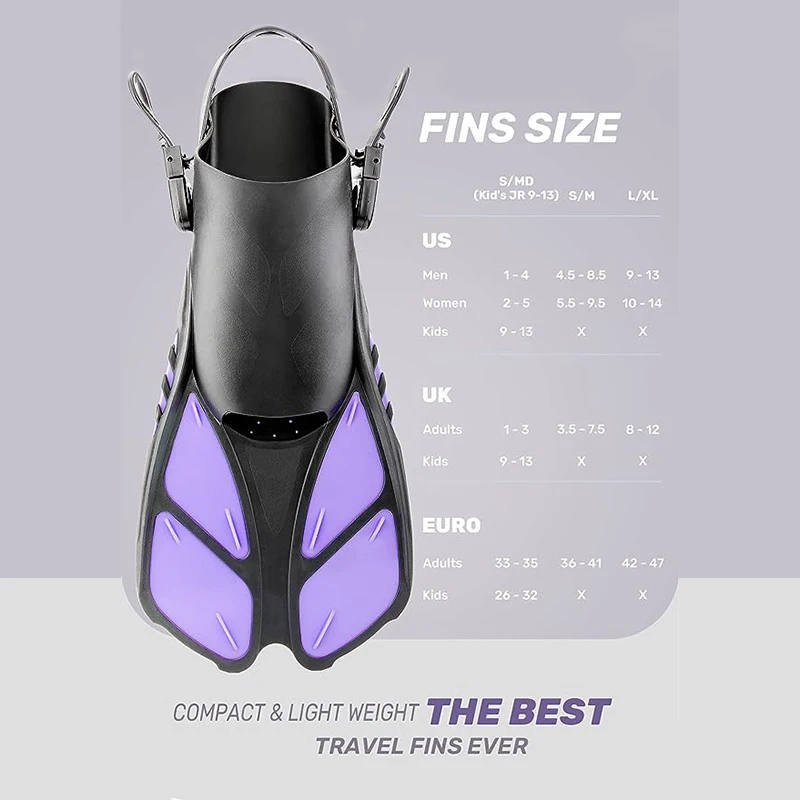 Factory Hot Sale Outdoor Swimming Shoes Snorkeling Equipment Swimming Flipper Diving Fins With High Quality