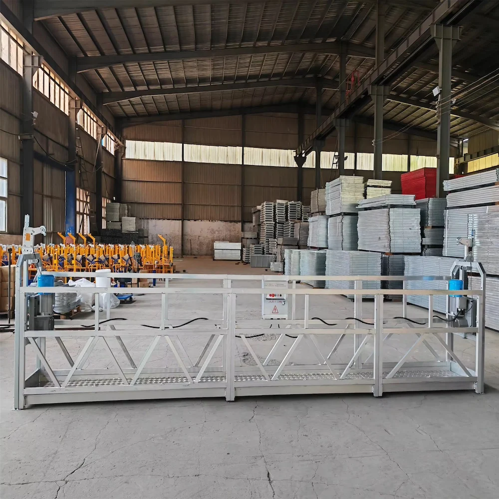 ZL800 Electric Construction Lifter New Aluminum Gondola Lift Cradle Platform Hotels Machinery Repair Shops Used Engine Motor