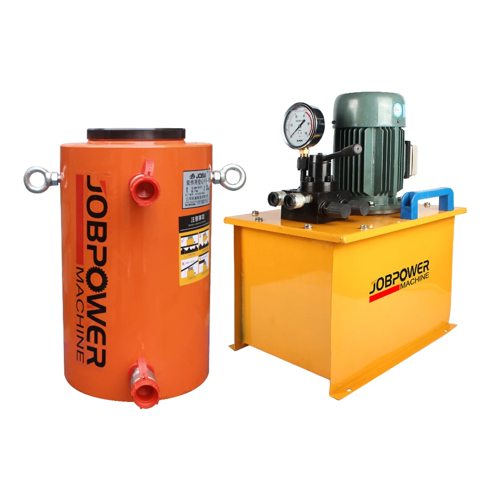 Single-acting Hydraulic Cylinders 100 Ton Hollow Hydraulic Jack