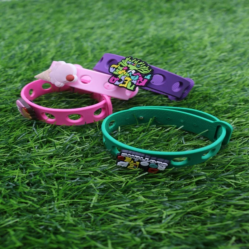 Wsnbwye silicon bracelet thin  band Wrist strap Clip Event Party Custom Adjustable Wrist strap silicone crocs bracelet